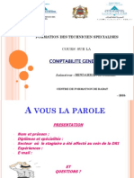 COURS COMPTABILITE GENERALE Techniciens Specialisés