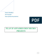 plan d'affaires AEJ-simplifié Micro-entreprise