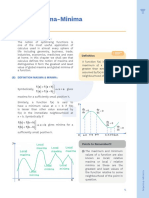 Maxima-Minima - Lectunre Notes