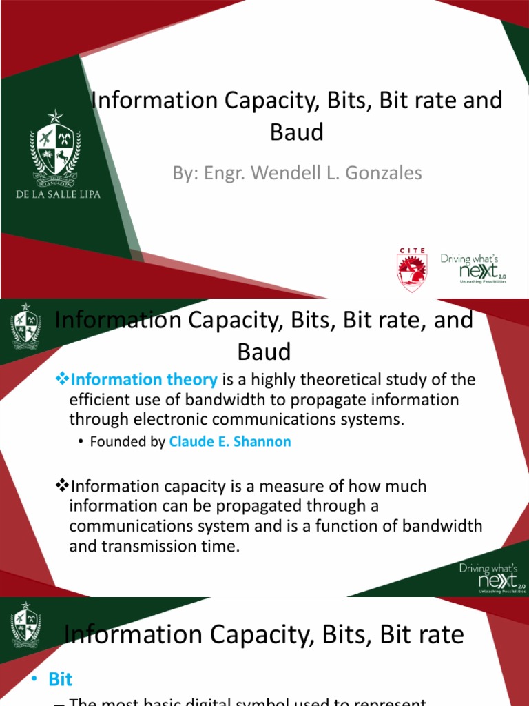 Understanding Information Capacity in Communication | PDF