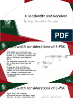 8 - PSK Bandwidth and Receiver