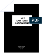 KPP End Term Assignment: Stuti Kalyani BD/18/3573 KD Vi