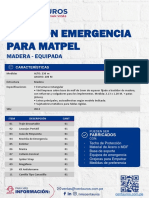 ETT- ESTACIÓN PARA MATPEL MADERA EQUIPADA 4513