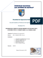 INFORME N°2 CIMENTACIONES SUPERFICIALES_PROCEDIMENTO CONSTRUCTIVO COMENTARIO DE LA NORMA E.050