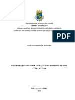 Estudo da Estabilidade do Biodiesel de Soja com Aditivos