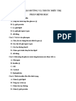 Buổi 1: Đái Tháo Đường Và Thuốc Điều Trị Phần Bệnh Học