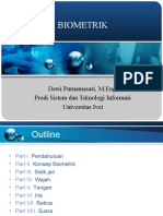 Biometrik: Dewi Purnamasari, M.Eng. Prodi Sistem Dan Teknologi Informasi Universitas Ivet