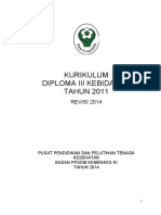 Kurikulum D III Kebidanan Revisi 2014
