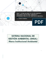 SNGA: Marco institucional ambiental peruano