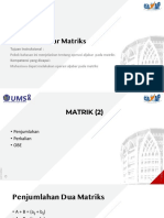 MATRIKS OPERASI