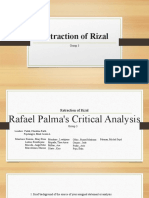 Retraction of Rizal: Group 3