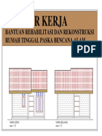 Gambar Kerja Rehabilitasi Rumah Paska Bencana