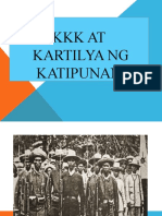 KKK at Kartilya NG Katipunan