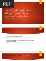 Learn English in An Hour