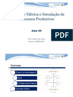 Aula 09 - Projeto de Fábrica e Simulação ,,processos Produtivos