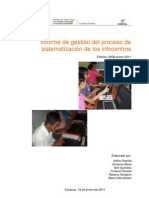 Informe Gestion Sistematizacion Infocentros 2008 2011