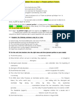 Exercices Voix Passive Et Present Perfect For Et Since Poly Elèves