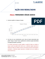 LABORATORIO DE MATEMATICA E FISICA - Movimento Retilíneo Uniformemente Variado (MRUV) - Relatório - Unid 3