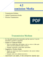 Transmission Medium Guided Transmission Media Wireless Transmission
