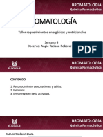 5. Taller requerimientos energéticos y estado nutricional- Semana 4