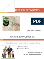 Nature and Scope of Managerial Economics