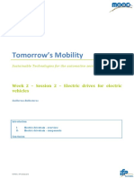 Tomorrow's Mobility: Week 2 - Session 2 - Electric Drives For Electric Vehicles