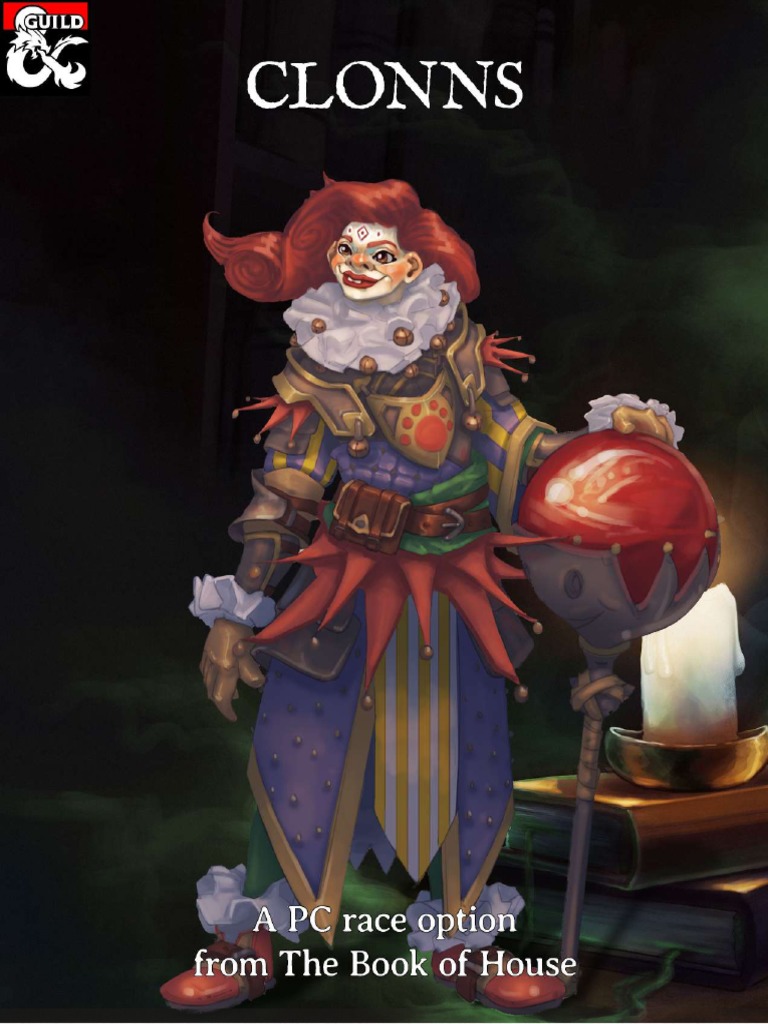 Clonns (Playable Clown Race) | PDF | Dungeons & Dragons | Wizards Of ...