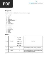 Tally Module 1 Assignment Solution