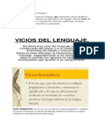 Vicios del lenguaje: Barbarismos, solecismos y más