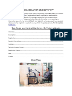 Veljko Milkovic Two Stage Mechanical Oscillator