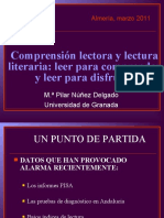 Comprensión lectora y lectura literaria