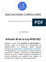 Adecuaciones Curriculares