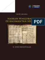 Naskah Pengobatan Di Kalimantan Selatan Deskripsi, Alih Aksara, Suntingan