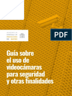 DOCUMENTO: Guía de Videovigilancia de La AEPD