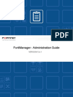 FortiManager 5.4.1 Administration Guide