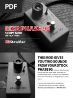 MXR Phase 90 Script Pedal Mod