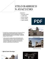 El Estilo Barroco en Ayacucho