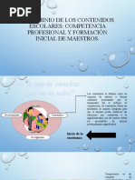 El Dominio de Los Contenidos Escolares