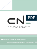 CNE Hacia Una Nueva Gobernanza Económica Guatemalteca 1