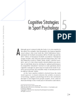 Cognitive Strategies in Sport Psychology
