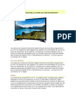 Cómo Se Transmite y Se Recibe Una Señal de Televisión