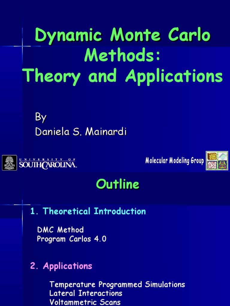 Dynamic Monte Carlo Methods: Theory and Applications | PDF | Reaction ...