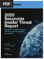 Insider Threat Report May 2020 Securonix