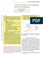 How Much Data Do You Need? A Pre-Asymptotic Metric For Fat-Tailedness