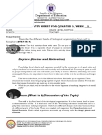 Department of Education: Learner'S Activity Sheet For Quarter 2, Week - 3