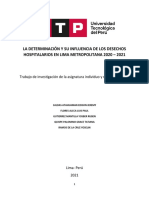 La Determinación y Su Influencia de Los Desechos Hospitalarios en Lima Metropolitana 2020 Ultimo