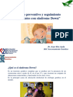 Manejo preventivo y seguimiento de pacientes con Síndrome Down