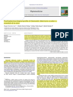 Psychopharmacological Profile of Chamomile (Matricaria Recutita L.) Essential Oil in Mice