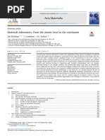 Materials Informatics: From The Atomic-Level To The Continuum