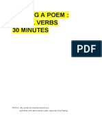 WRITING A POEM MODAL VERBS 